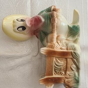 Donald Duck planter figurine by Walt Disney